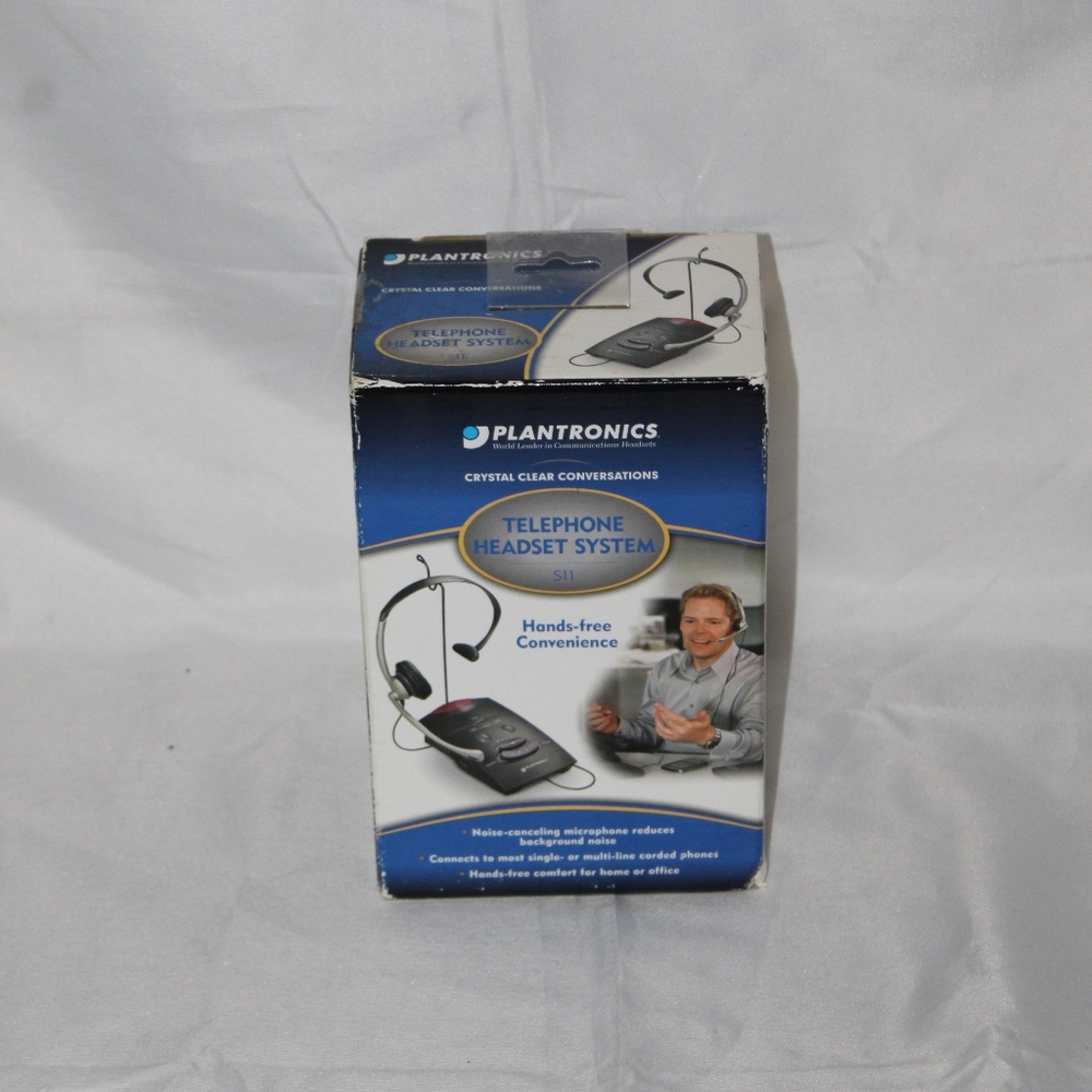 Plantronics s11 Handsfree Telephone Headset System.  Sealed.